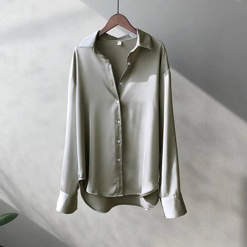 New Sweater Cardigans Woman Top Sleeve Lapel Button Elegance Sweet Casual Coats