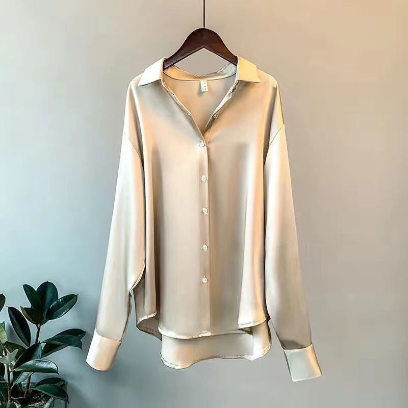 New Sweater Cardigans Woman Top Sleeve Lapel Button Elegance Sweet Casual Coats