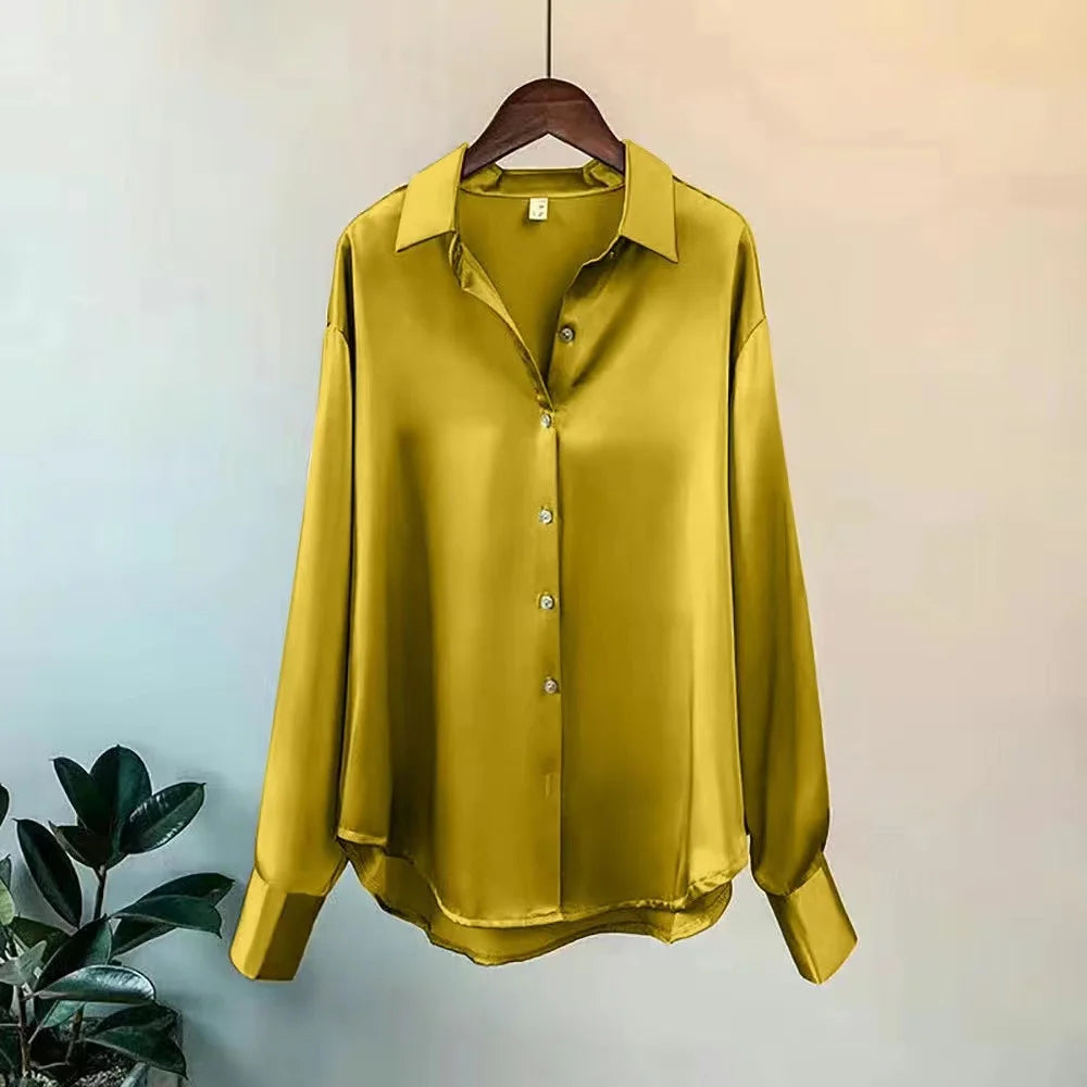 New Sweater Cardigans Woman Top Sleeve Lapel Button Elegance Sweet Casual Coats