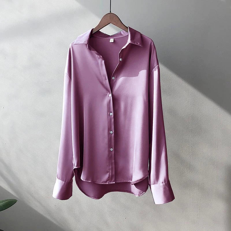 New Sweater Cardigans Woman Top Sleeve Lapel Button Elegance Sweet Casual Coats