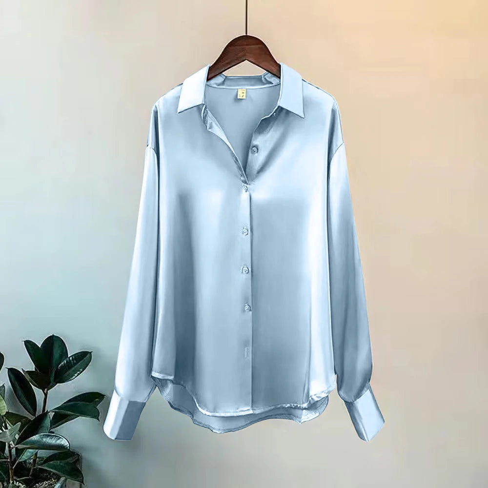 New Sweater Cardigans Woman Top Sleeve Lapel Button Elegance Sweet Casual Coats