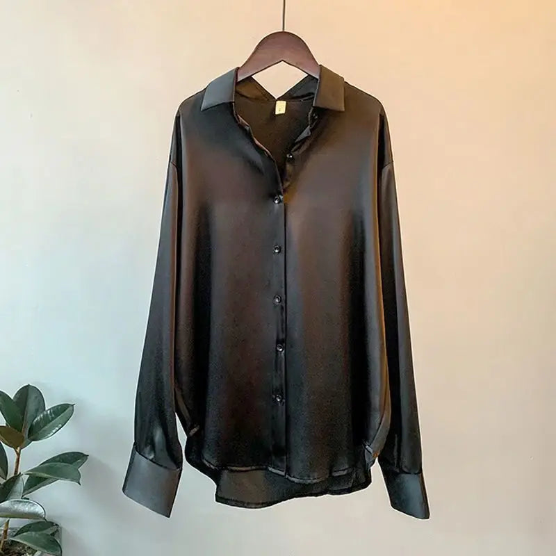 New Sweater Cardigans Woman Top Sleeve Lapel Button Elegance Sweet Casual Coats