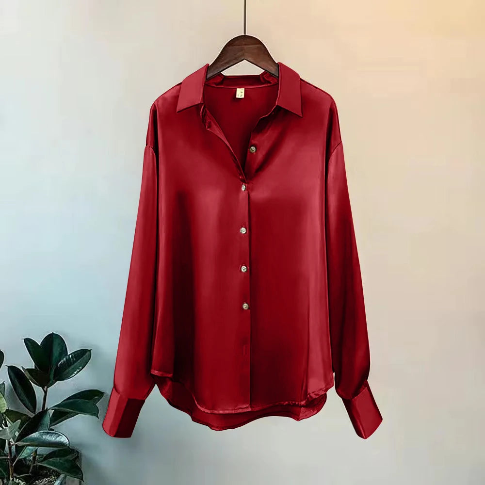 New Sweater Cardigans Woman Top Sleeve Lapel Button Elegance Sweet Casual Coats